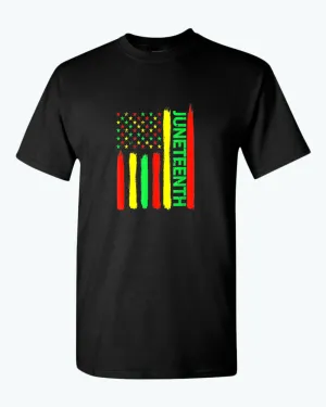 Juneteenth American flag t-shirt