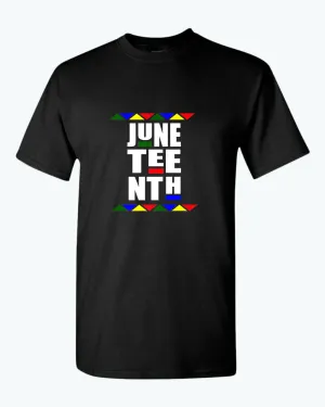 Juneteenth colorful t-shirt