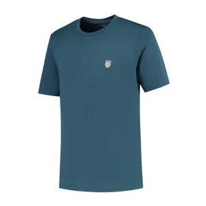 K-Swiss Hypercourt Basic Crew Mens Badminton T-Shirt - Indian Teal