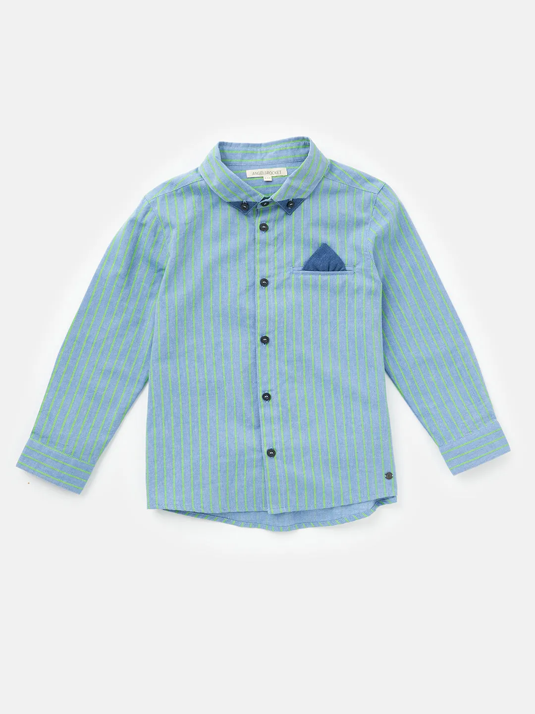 Kai Lime Stripe Shirt
