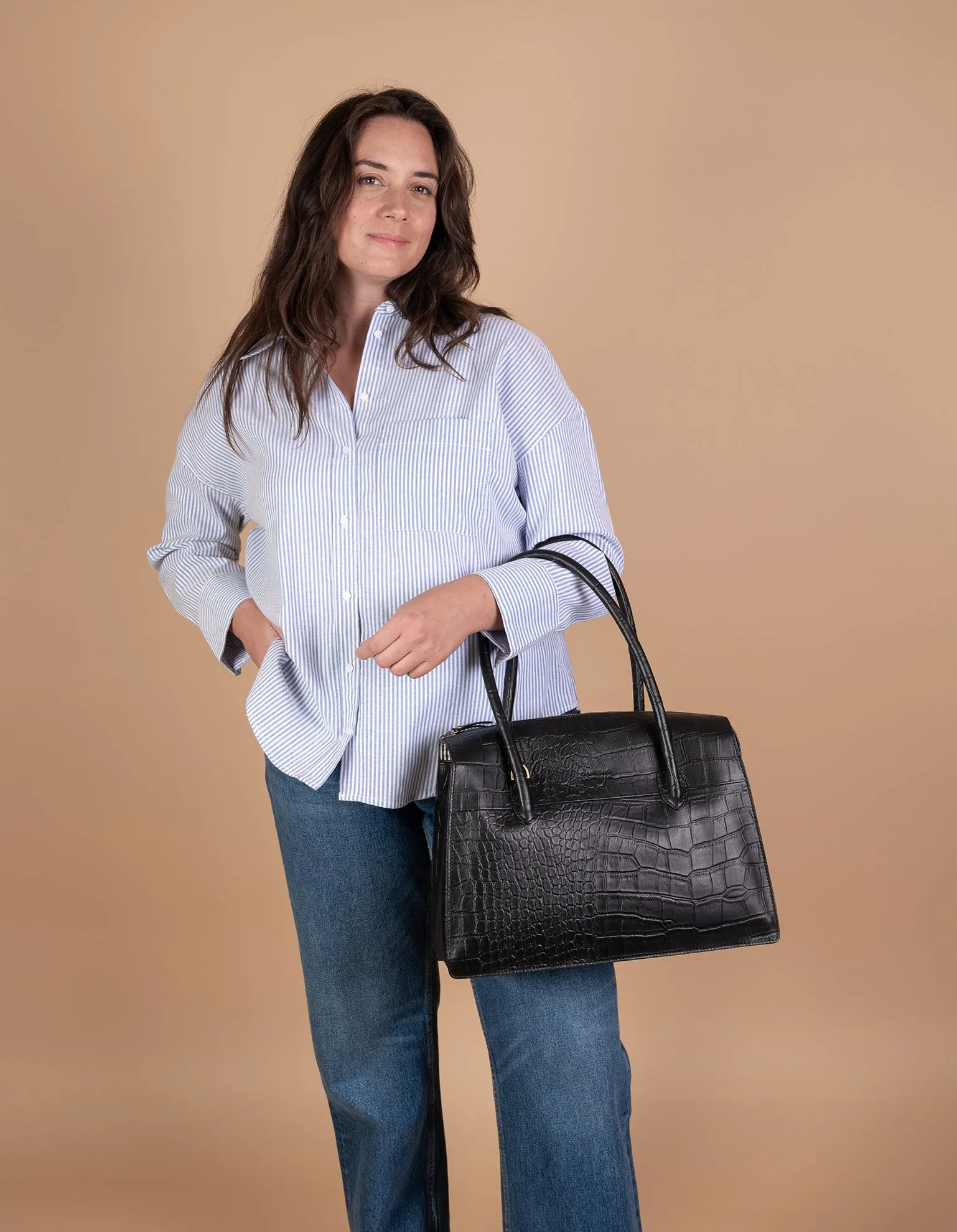 Kate | Classic Croco Leather