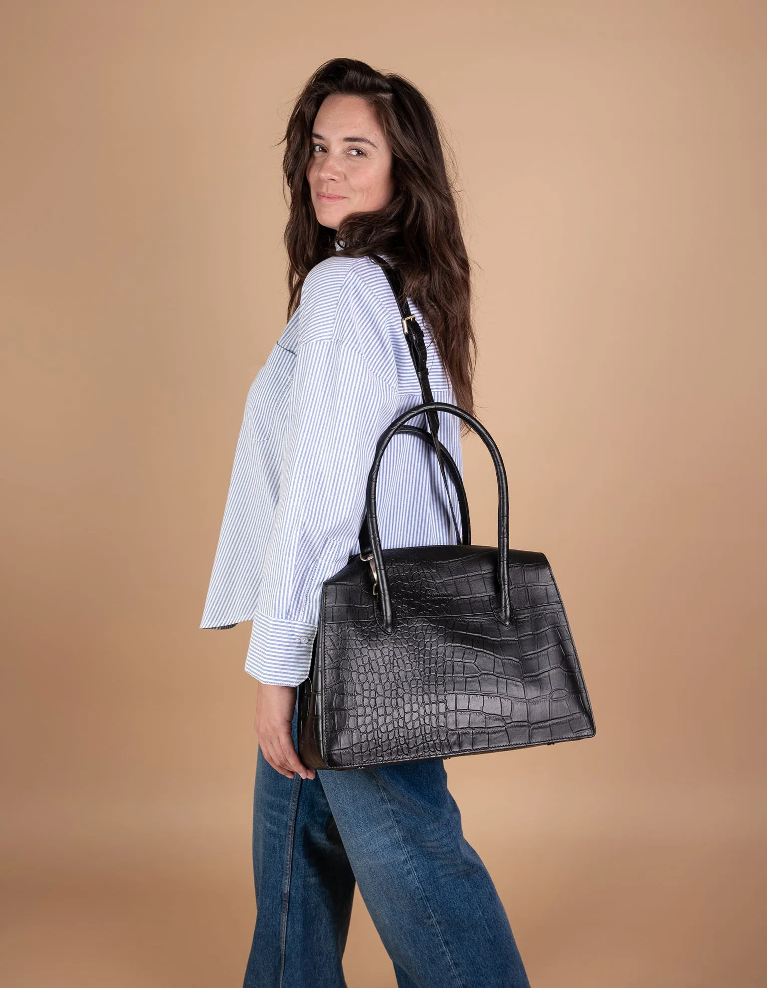 Kate | Classic Croco Leather