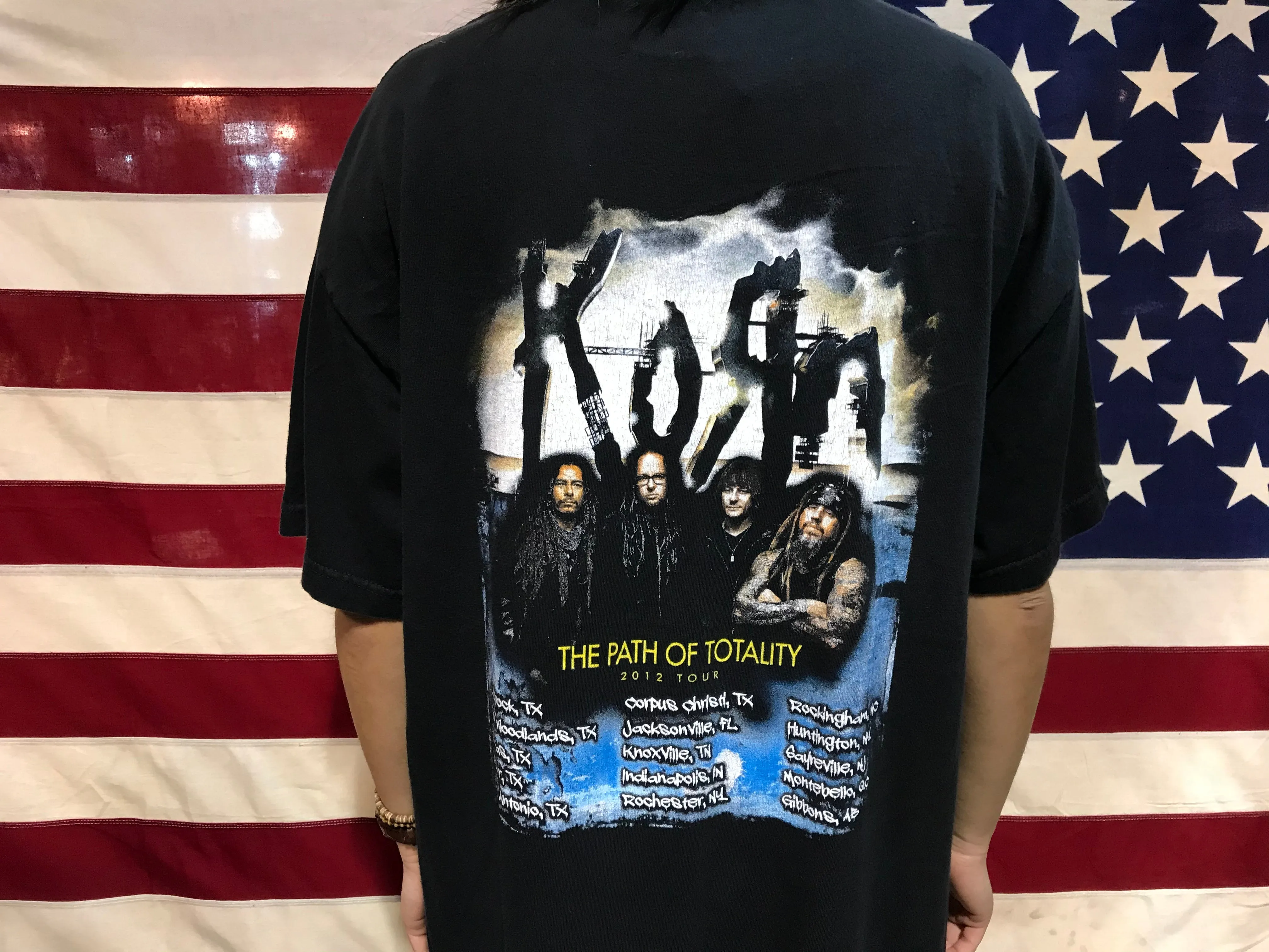 Korn - The Path of Totality Tour 2012 Original Vintage Rock T-Shirt