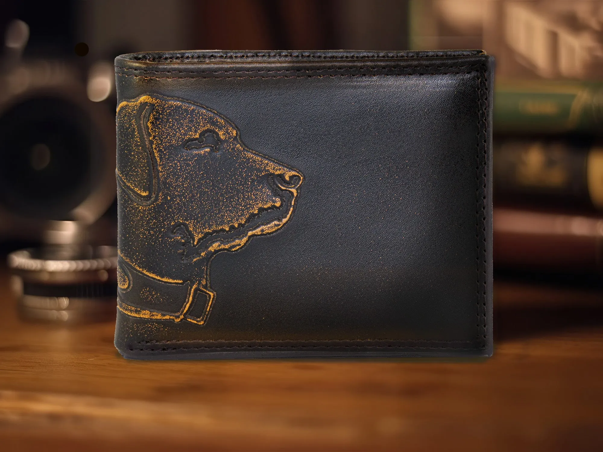 Lab Burnished Leather Bifold Wallet