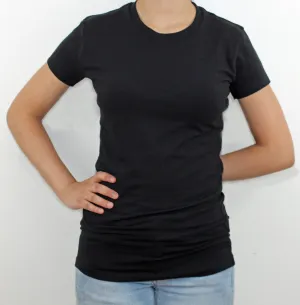 Ladies Crew Neck Plain T-Shirt