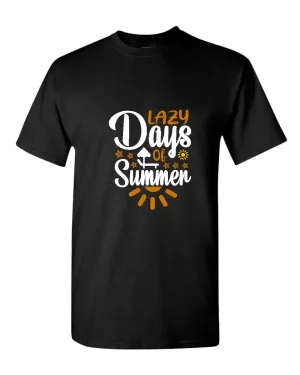 Lazy days of summer tees, summer t-shirt, beach party t-shirt