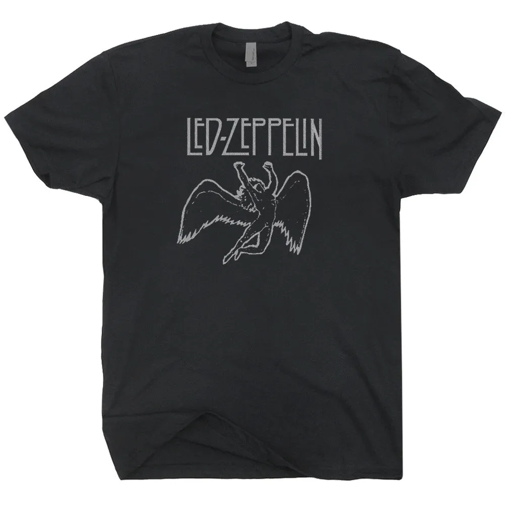 Led Zeppelin T Shirt Vintage Led Zeppelin Shirt Swan Song T Shirt Concert Tee