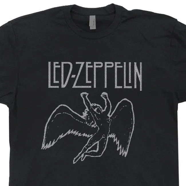 Led Zeppelin T Shirt Vintage Led Zeppelin Shirt Swan Song T Shirt Concert Tee