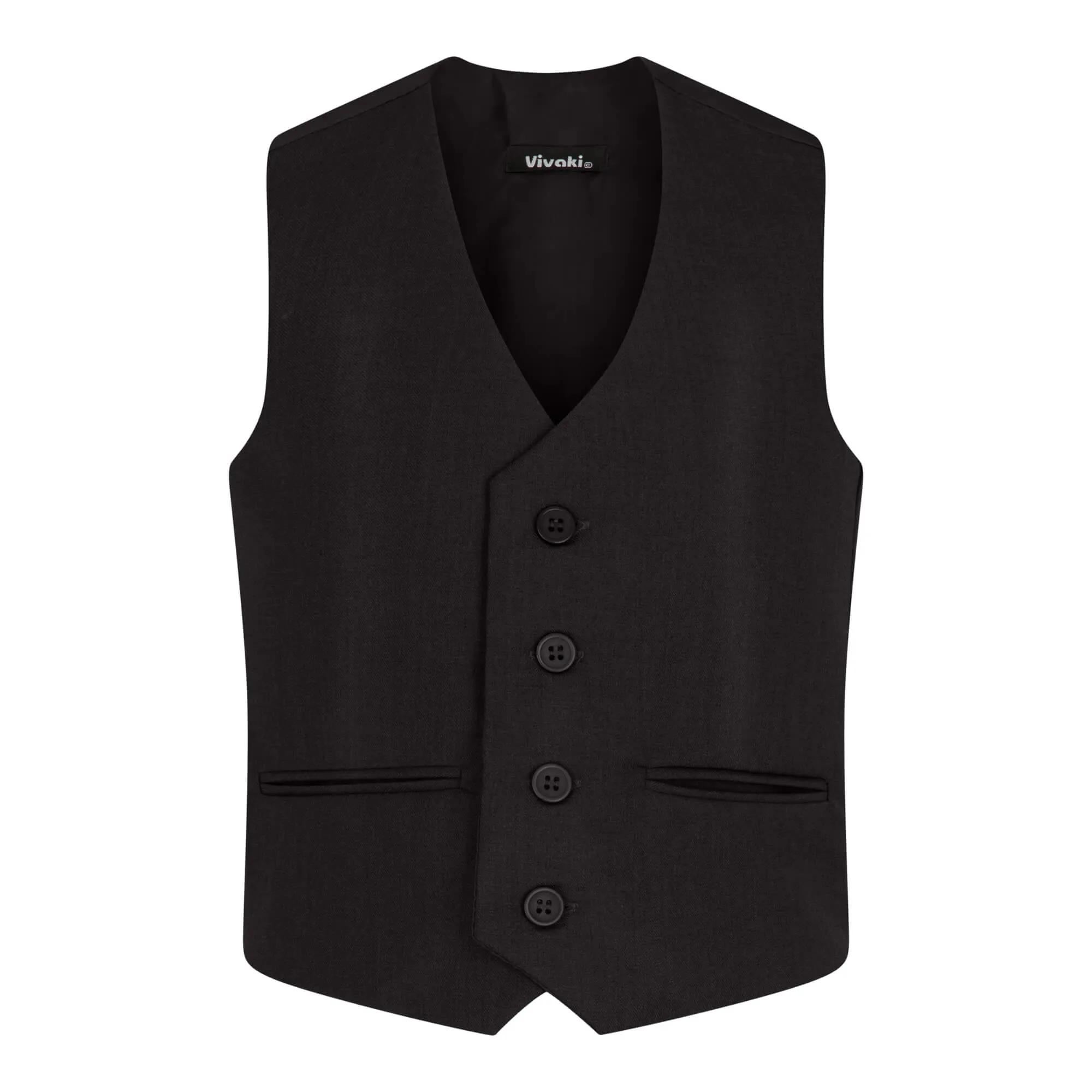 Leo - Black 5 Piece Tail Coat Suit
