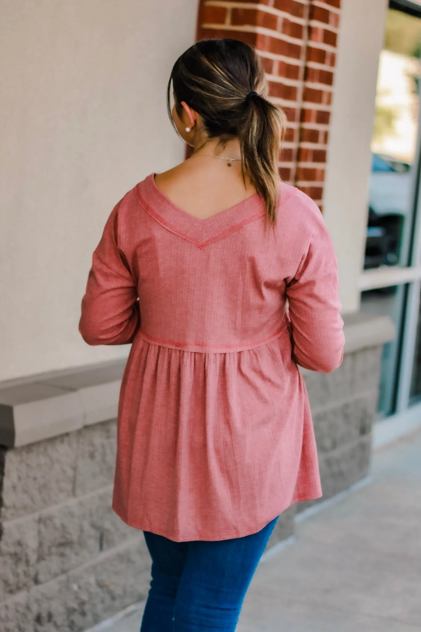 Let It Slide Babydoll Top