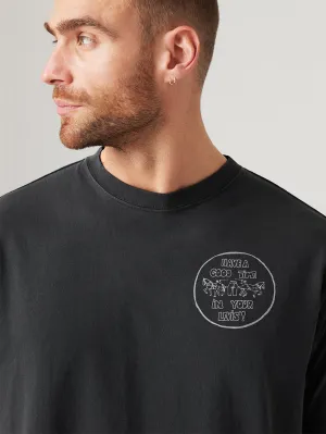 Levi Men's Graphic Vintage Fit T-Shirt - Good Time Levis Caviar