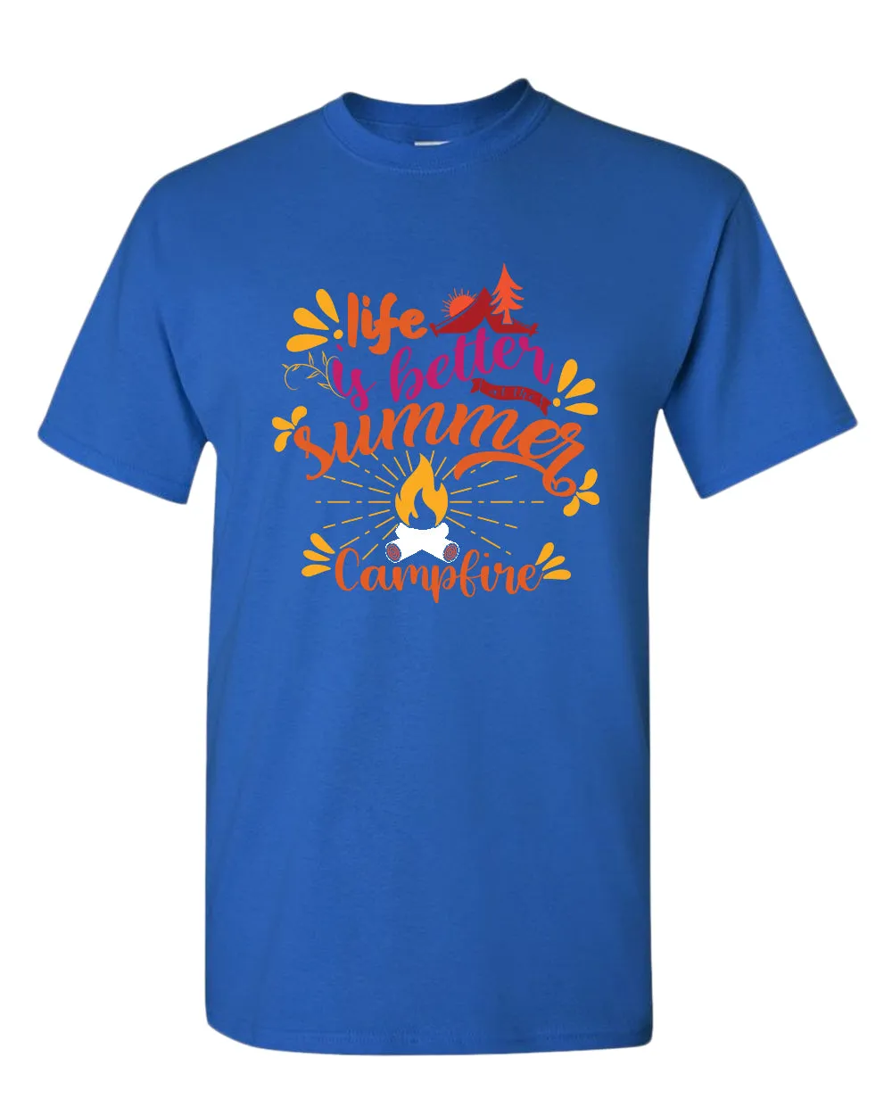 Life is better campfire t-shirt, summer t-shirt, beach party t-shirt