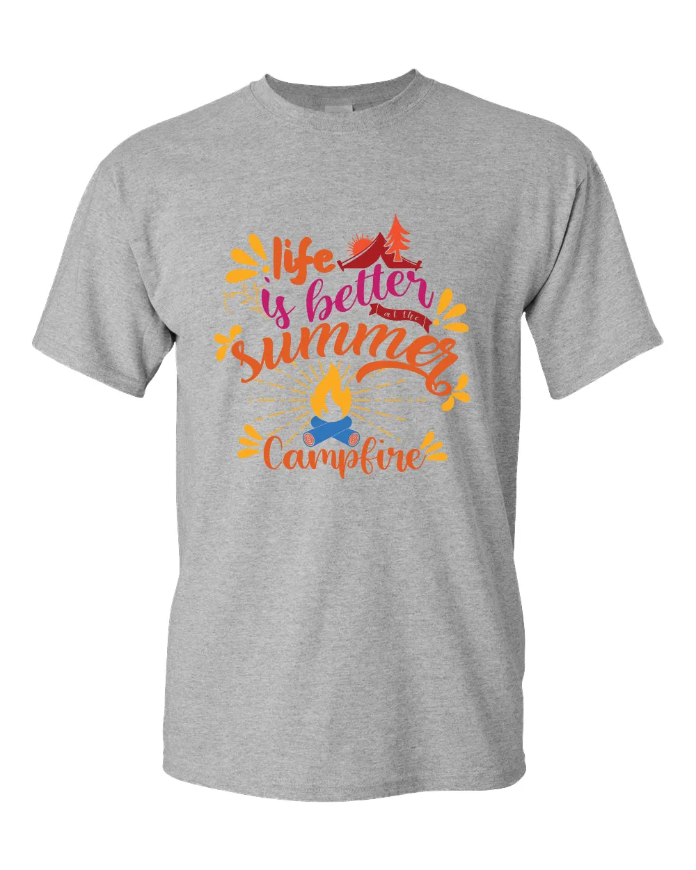 Life is better campfire t-shirt, summer t-shirt, beach party t-shirt