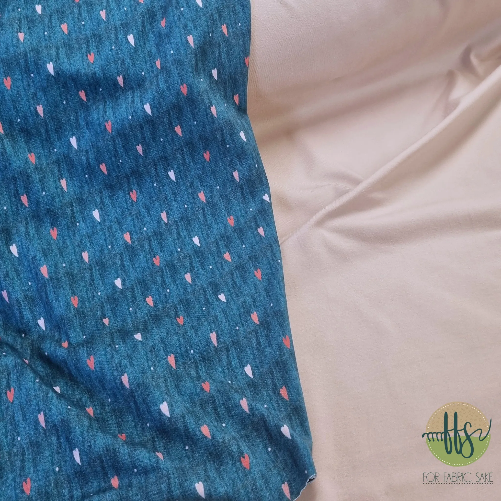 Light Apricot  -ORGANIC Cotton Spandex- 210g