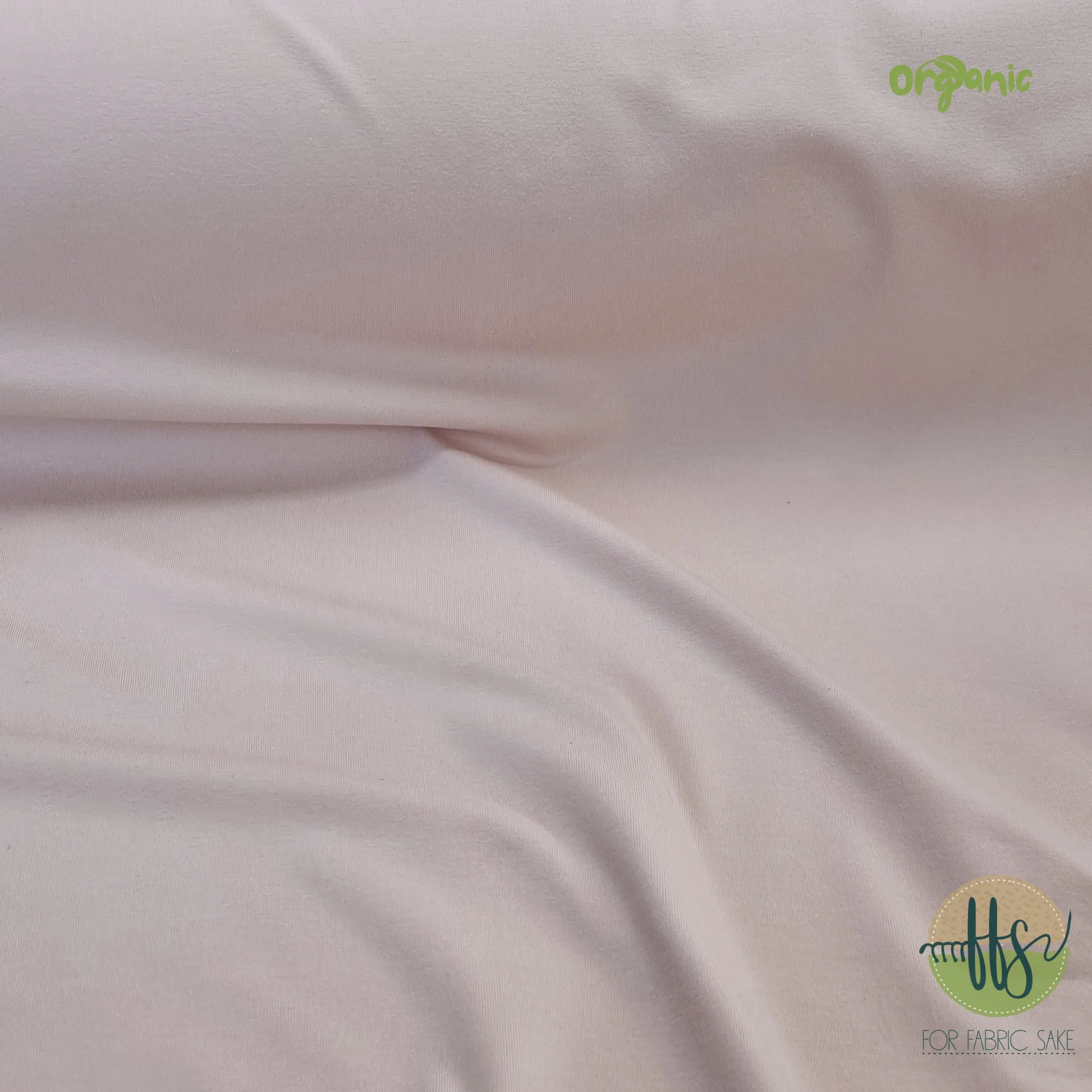 Light Apricot  -ORGANIC Cotton Spandex- 210g