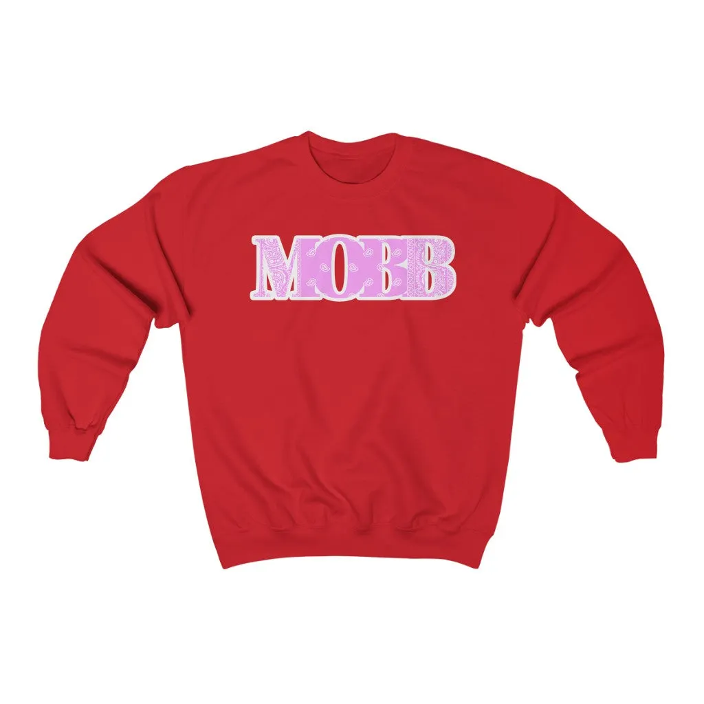 Light Pink MOBB Bandana Sweatshirt