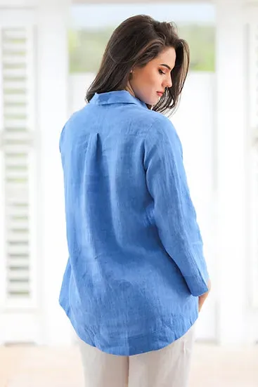 Linen Button Down Shirt K17111