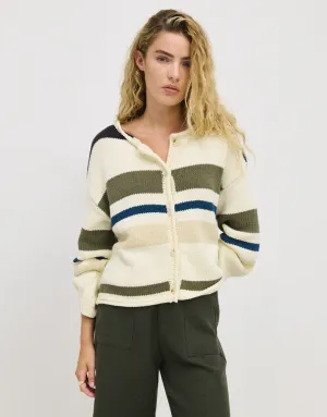 Little Lies Raya Cardi - Multi Stripe