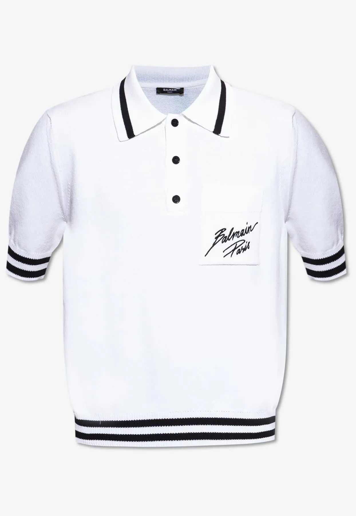 Logo Signature Embroidered Polo T-shirt