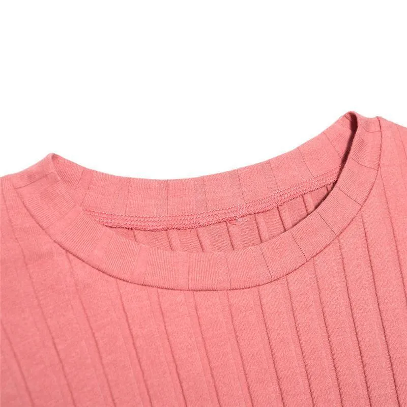 Long Sleeve Crop T-Shirt