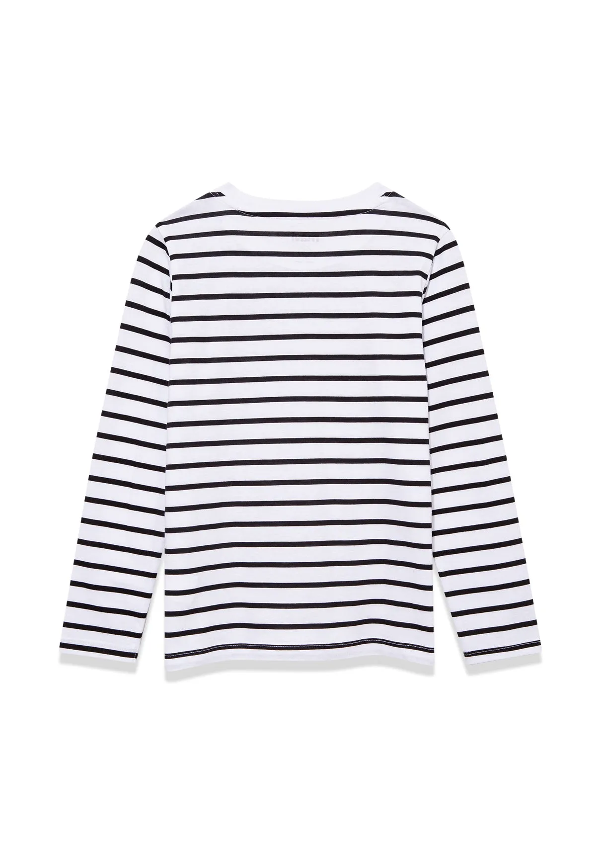 Long Sleeved Black Striped T-Shirt