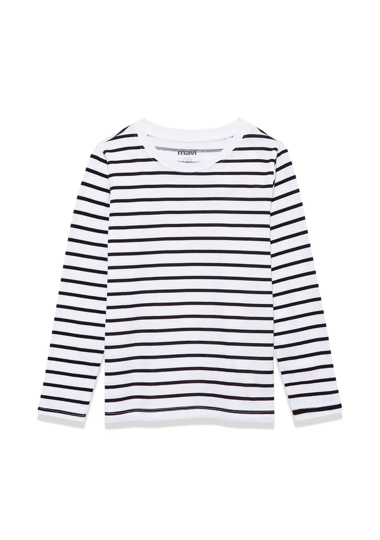 Long Sleeved Black Striped T-Shirt