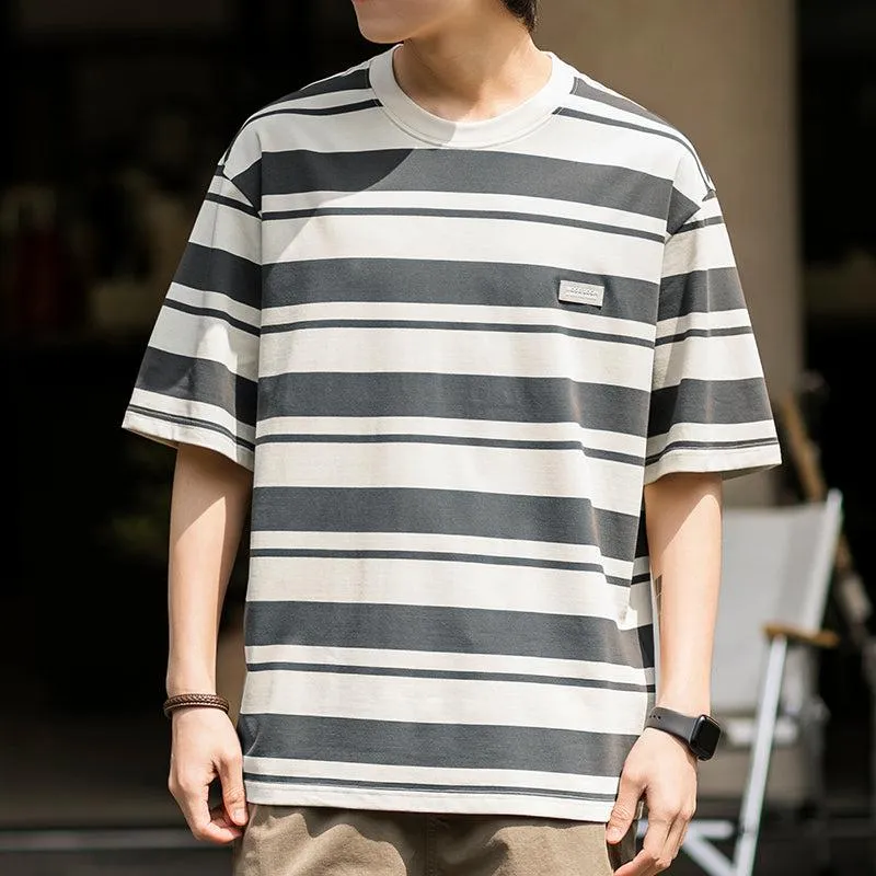 Loose Fit Striped T-shirt