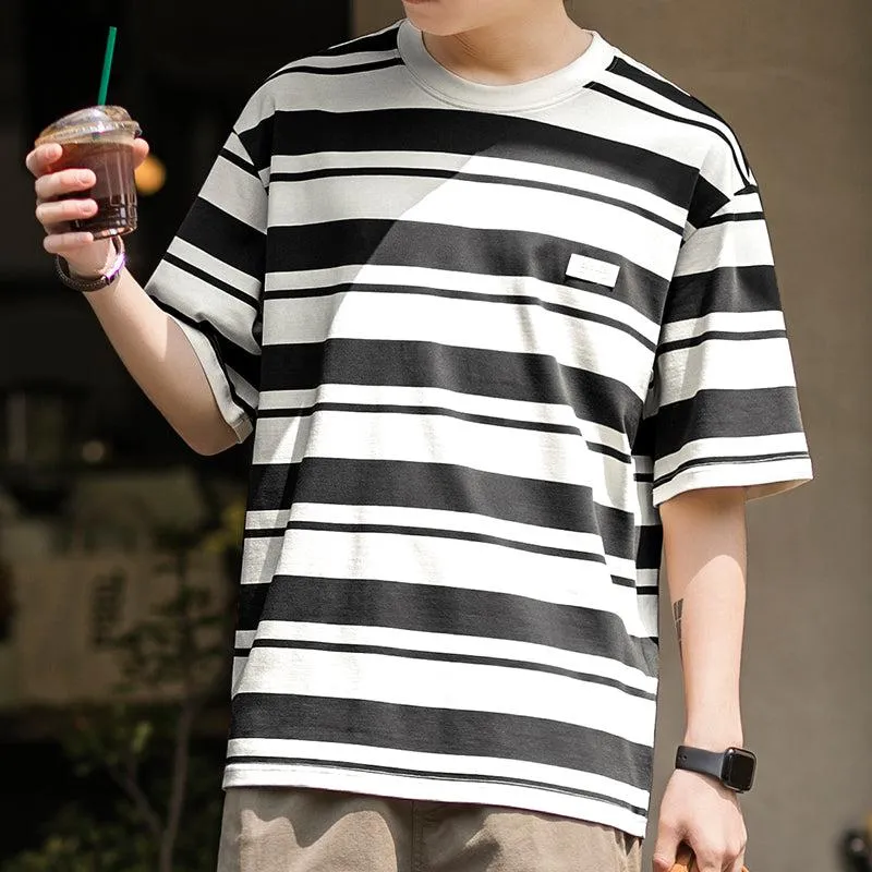 Loose Fit Striped T-shirt