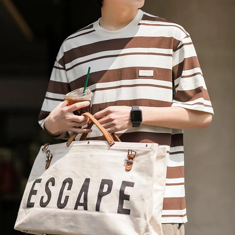 Loose Fit Striped T-shirt
