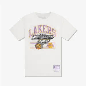 Los Angeles Lakers Hoop Tee - Vintage White