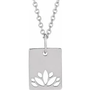 Lotus 16-18" Necklace or Pendant 88014