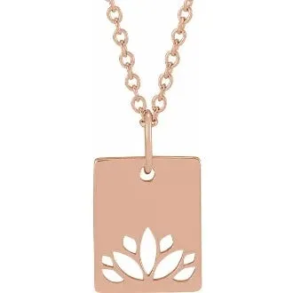 Lotus 16-18" Necklace or Pendant 88014
