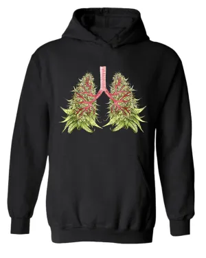 Lung leaf funny hoodie