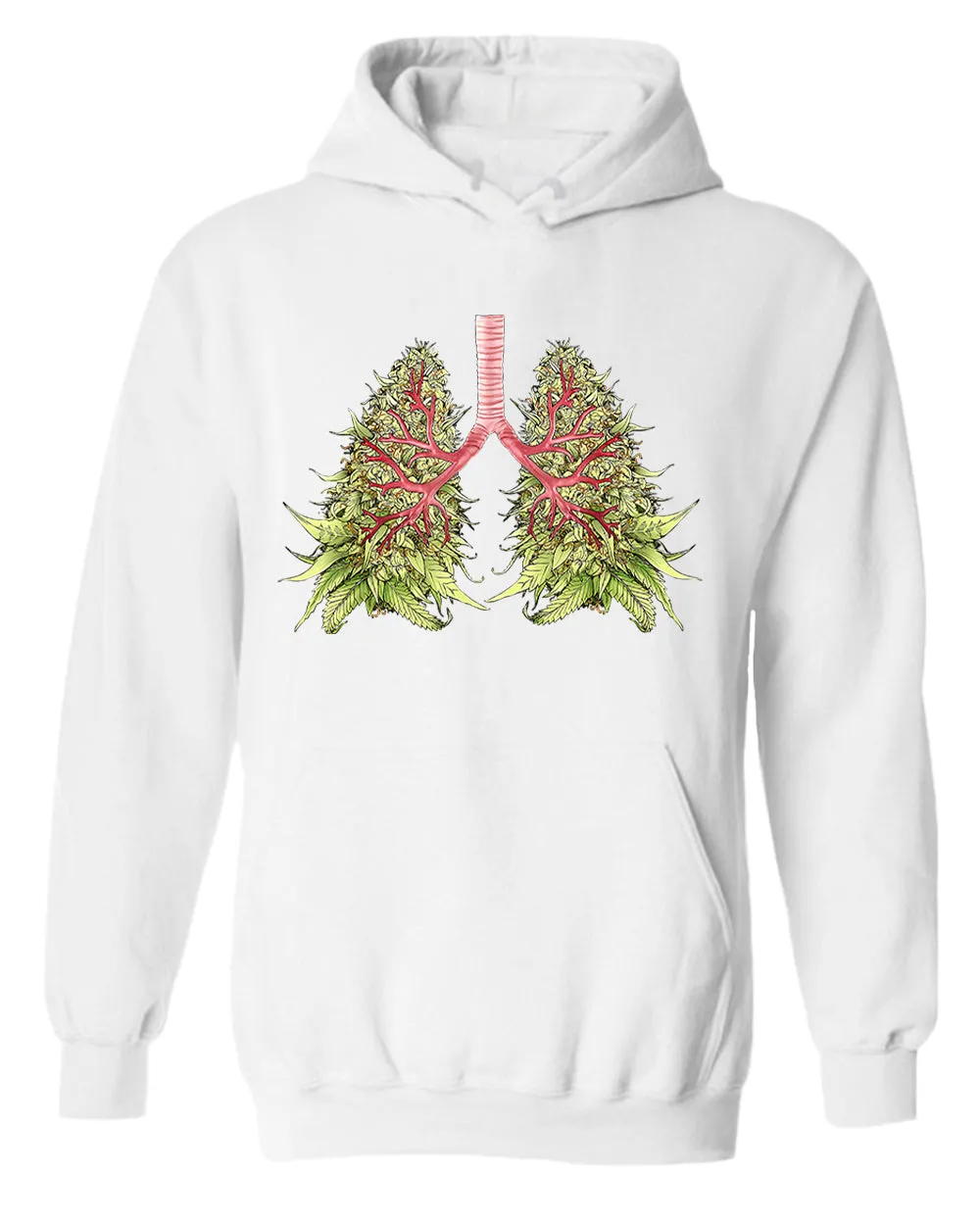 Lung leaf funny hoodie