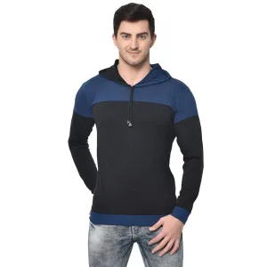 Mack Jonney Full Sleeve Black T-shirt For Men's