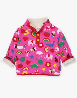 Magical Mix-Up Print Cosy Fleece Sweatshirt