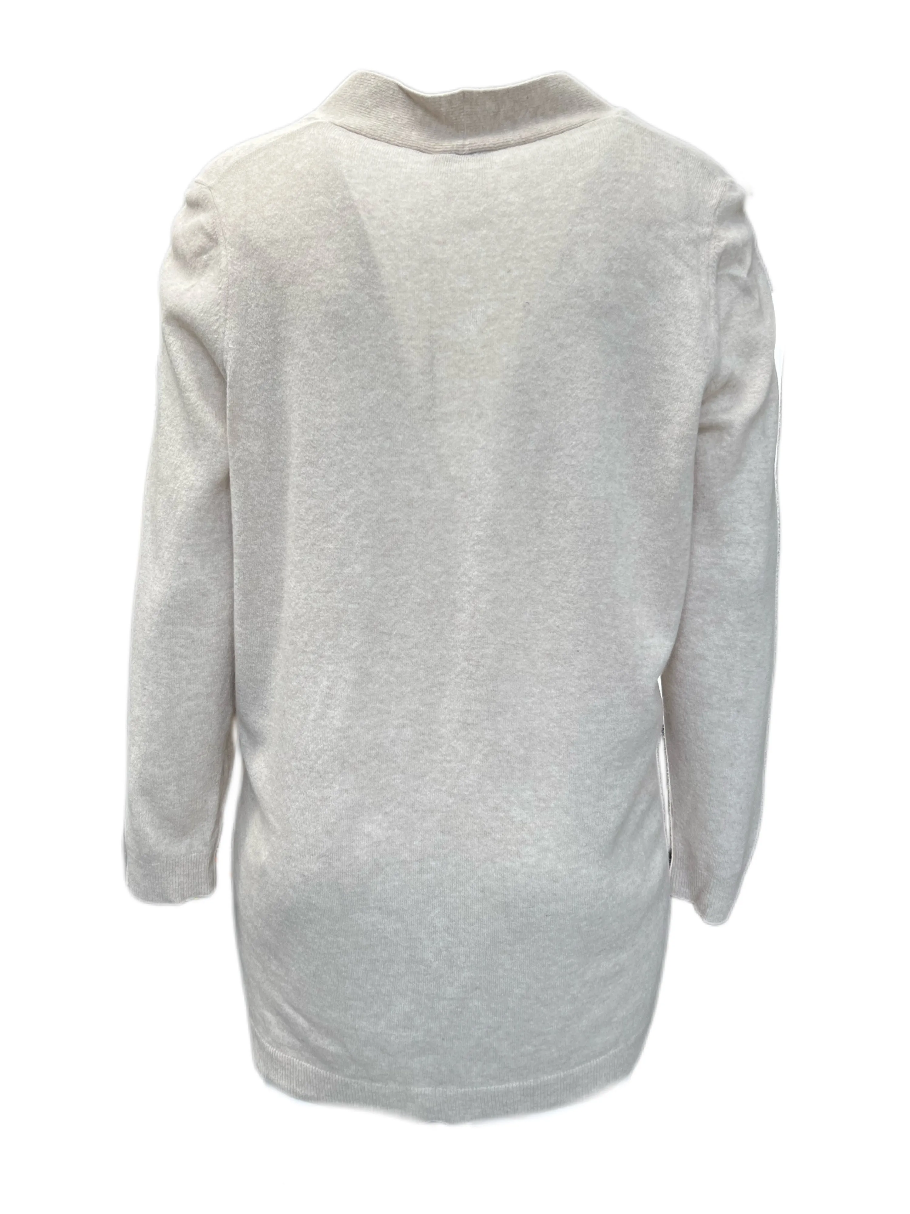 Marina Rinaldi Women's Beige Magnolia Button Front Knitted Cardigan Size XL