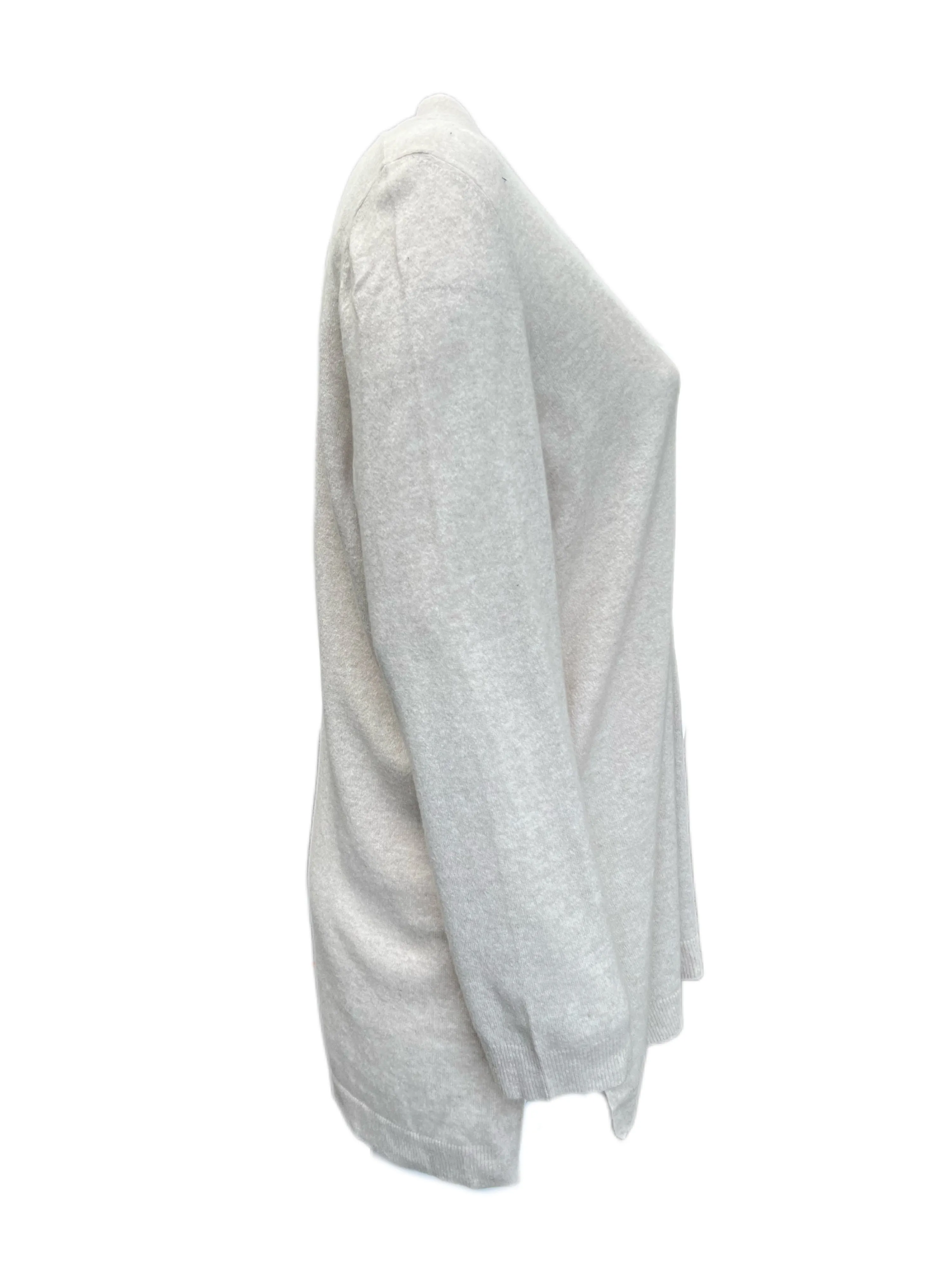 Marina Rinaldi Women's Beige Magnolia Button Front Knitted Cardigan Size XL
