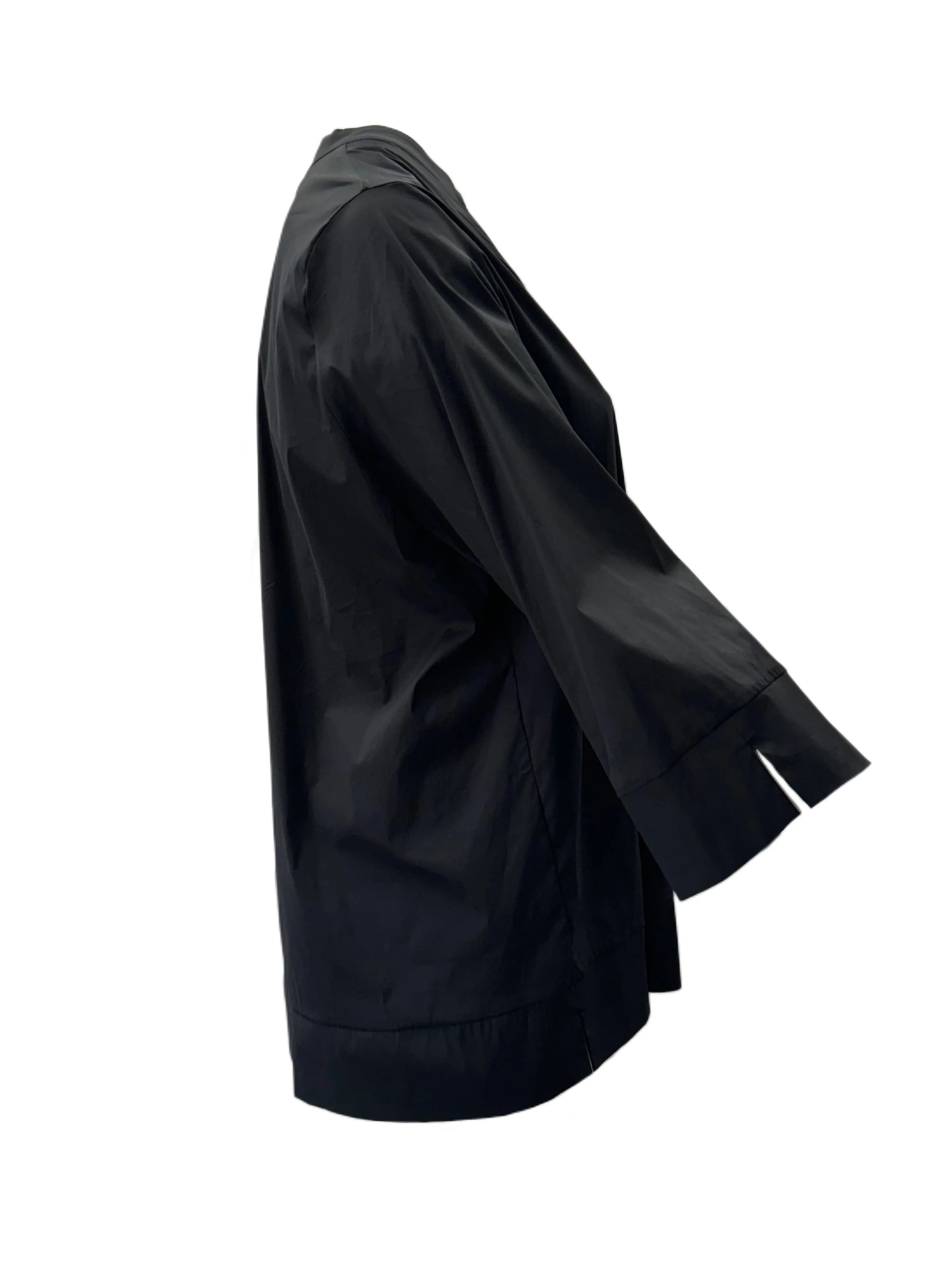Marina Rinaldi Women's Black Barbara Button Down Shirt NWT