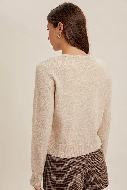 Mary Jane Flower Cardigan