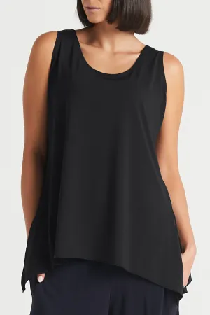 Matte Jersey Angular Border Tank