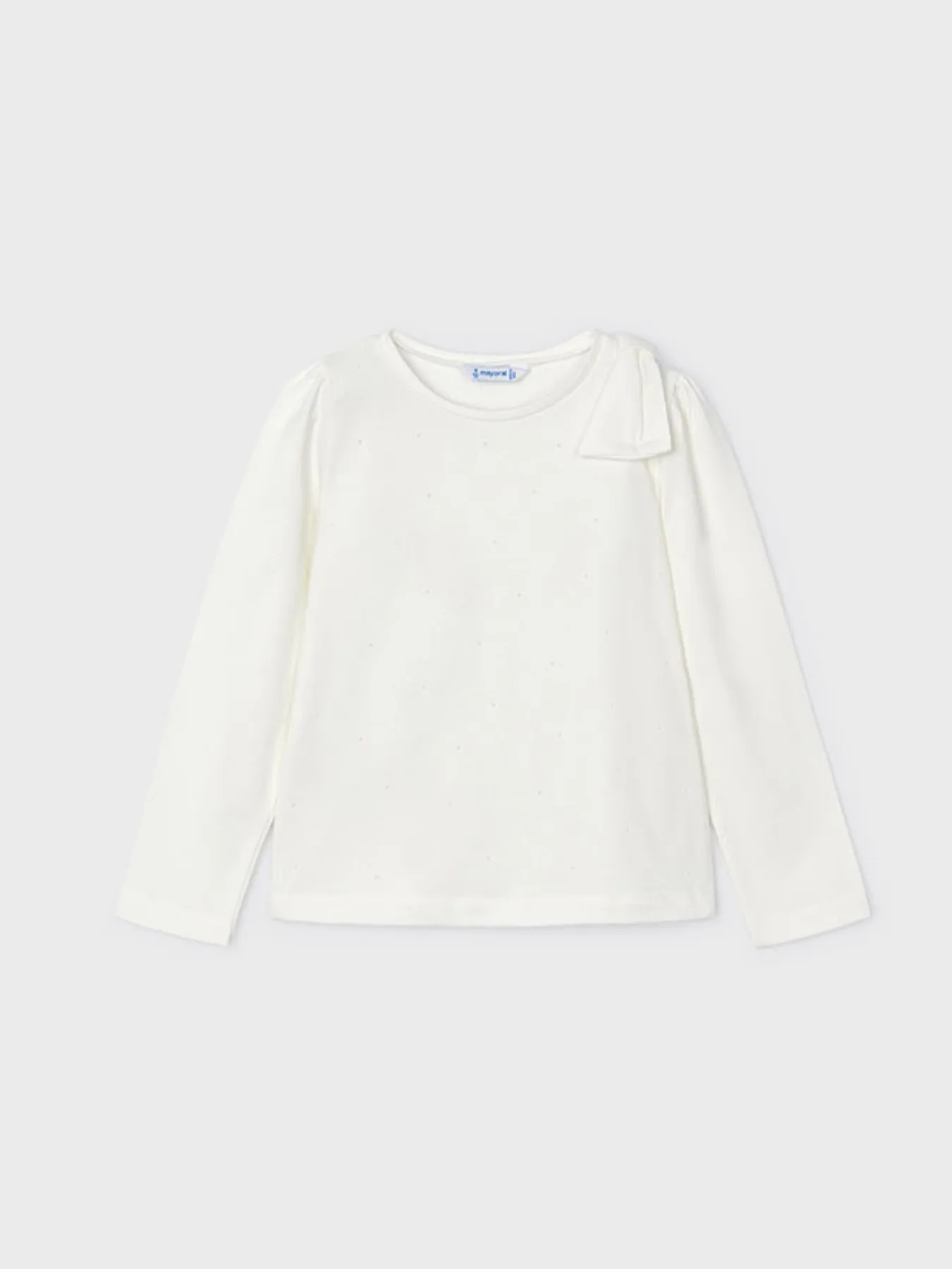Mayoral Junior Girl Basic Cream Top