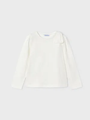 Mayoral Junior Girl Basic Cream Top