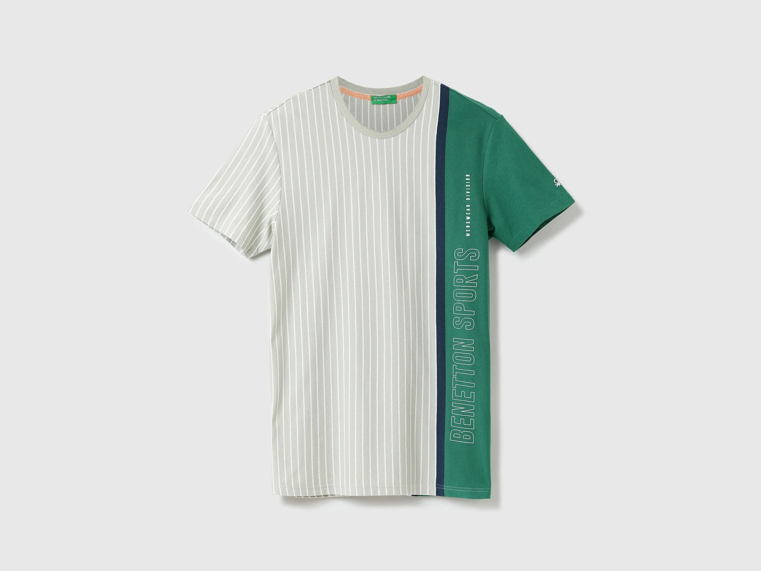 Men Striped Round Neck T-shirt