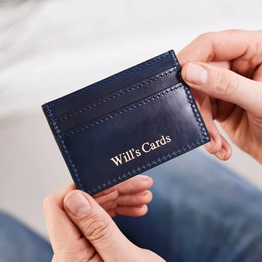 Men's Leather Credit Card Holder