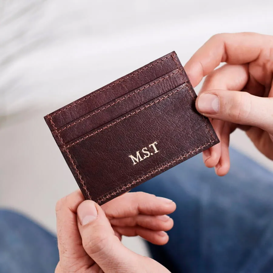 Men's Leather Credit Card Holder