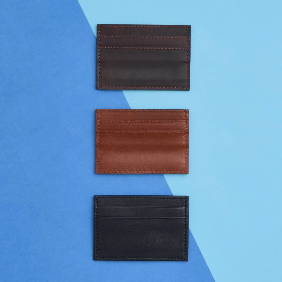 Men's Leather Credit Card Holder