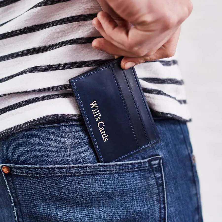 Men's Leather Credit Card Holder