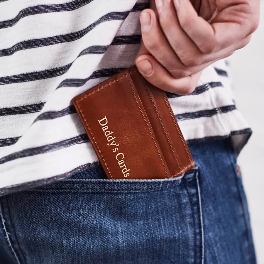 Men's Leather Credit Card Holder
