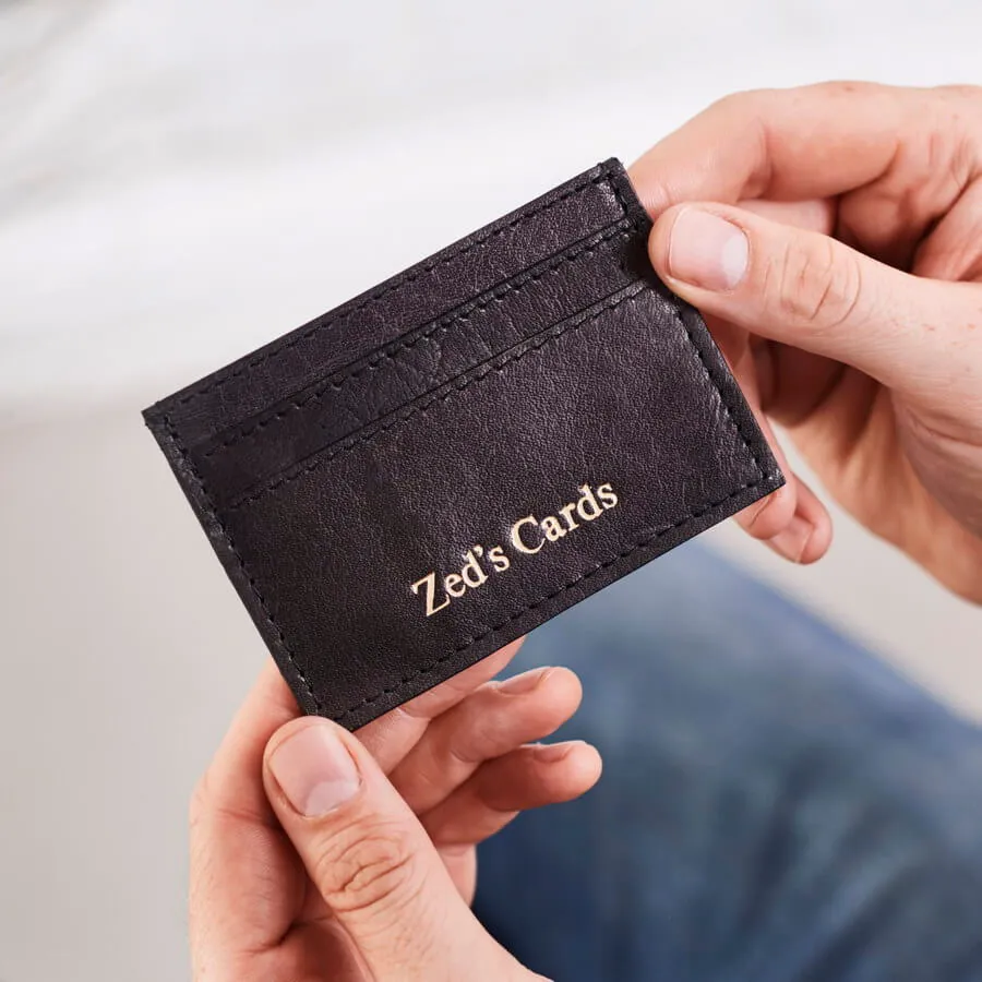 Men's Leather Credit Card Holder